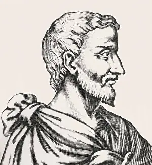 Physical Prints: ARCHIMEDES (257-212 BC). Etching