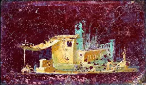 Colonnade Prints: Architectural Landscape, by unknown artist