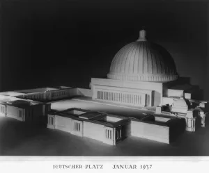 Lcgr1309 Prints: Architectural model of Berlin Volkshalle designed by Albert Speer and Hitler