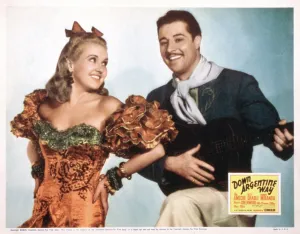Ameche Prints: DOWN ARGENTINE WAY, Betty Grable