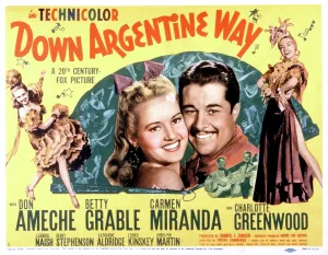 Carmen Prints: DOWN ARGENTINE WAY, Betty Grable