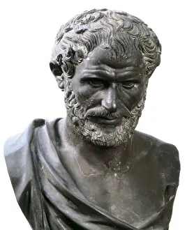 Aristotle 384 332 Bc Prints: ARISTOTLE (384-332 BC). Roman art
