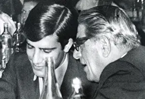 Alexander Prints: ARISTOTLE ONASSIS (right), with his son ALEXANDER ONASSIS