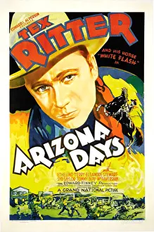Ritter Prints: ARIZONA DAYS, Tex Ritter, 1937