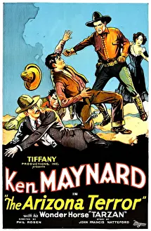 ARIZONA TERROR, second from right: Ken Maynard, 1931