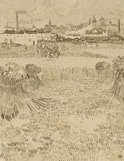 Van Gogh Prints: Arles: View from the Wheatfields