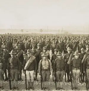 Blankets Prints: US Armed forces grew from 370, 000 to 2 million in 19 months from April 1917 to Nov