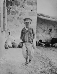 Christians Prints: Armenian genocide victim, an orphan boy