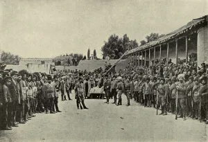 Lcgr1304 Prints: Armenian volunteers after swearing allegiance to help Russia against Turkey in WW1