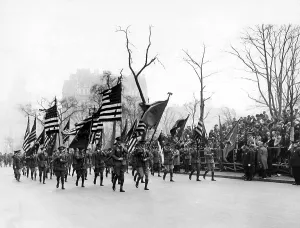 Memorial Day Prints: The Army Day parade, on Memorial Day