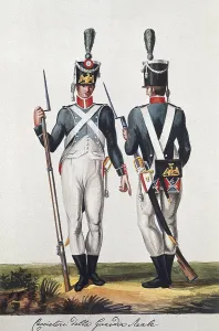 Sabre Prints: Army of the Kingdom of Italy. 'Gendarmerie scelta della Guardia Reale'1808