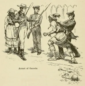 Creek Prints: Arrest of Osceola on October 21 1837