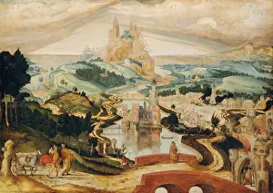 16th Century Prints: THE ARRIVAL IN BETHLEHEM, by Master LC