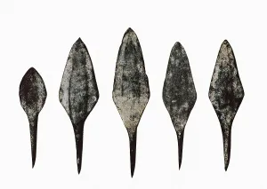 Age Of Metals Art Prints: Arrow points from the Argaric culture