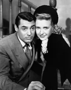 Cleft Chin Prints: ARSENIC AND OLD LACE, Cary Grant, Priscilla Lane, 1944