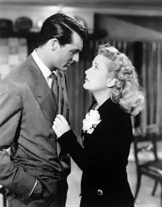 Corsage Prints: ARSENIC AND OLD LACE, Cary Grant, Priscilla Lane, 1944