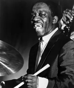 Drums Prints: Art Blakey of the Jazz Messengers, 1965. Courtesy: CSU Archives/Everett Collection