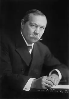 Novelist Prints: Arthur Conan Doyle, a Scotch-Irish writer created the fictional detective Sherlock Holmes