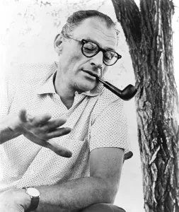 Dramatist Prints: Arthur Miller (1915-2005) American playwright in 1961