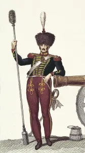 Guard Prints: Artillery of the Royal Guard (1824)