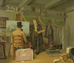 Trousers Prints: The Artist at his Studio, by Anthony Oberman