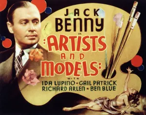 Benny Prints: ARTISTS AND MODELS, Jack Benny, 1937