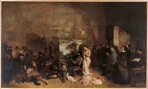 Painter Prints: The Artists Studio, by Gustave Courbet