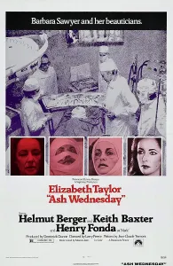 Bandages Prints: ASH WEDNESDAY, Elizabeth Taylor on poster art, 1973