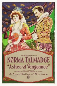 1923 Movies Prints: ASHES OF VENGEANCE, left: Norma Talmadge on poster art, 1923