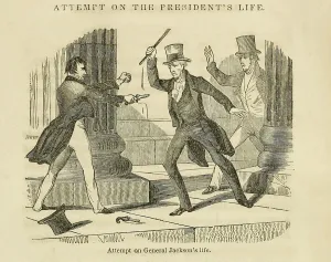 Pistols Prints: Assassination attempt on President Andrew Jackson on Jan. 30 1835