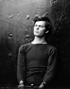 Shackled Prints: Assassins. Lewis Payne, in sweater