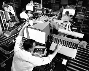 Computers Prints: The assembly line at IBM's Lexington