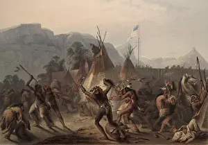 Baby Prints: Assiniboine and Cree Indians attack a Blackfoot encampment at Fort McKenzie on August 28