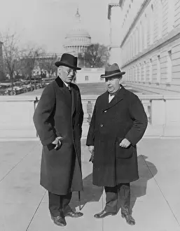 Treasury Department Prints: Asst. Treasury Sec. Lincoln Andrews and the Commissioner of Prohibition, Roy Hayne