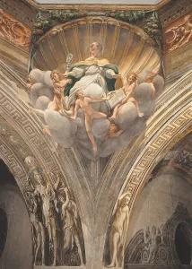 Clergy Prints: Assumption of the Virgin, by Antonio Allegri known as Correggio