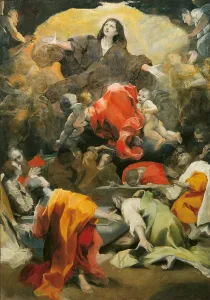 Assumption of the Virgin, by Federico Fiori known as Barocci (or Baroccio), 1604 - 1605 about, 17th Century, painting on canvas, cm 239 x 171 - Italy, Marche, Pesaro Urbino