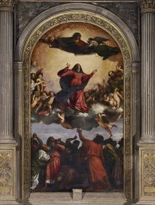 Pattern Prints: The Assumption of the Virgin, by Tiziano Vecellio known as Titian
