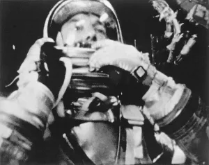 Shepard Prints: Astronaut Alan Shepard inside the Freedom 7 spacecraft during his historic fifteen and a half minute flight on May 5