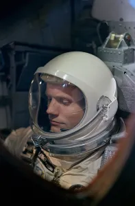 Neil Prints: Astronaut Neil Armstrong before the launch of the Gemini 8 mission