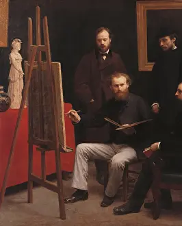 Palette Prints: Ateliers des Batignolles, by Henri Fantin-Latour
