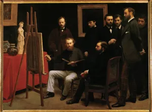 Painter Prints: Ateliers des Batignolles, by Henri Fantin-Latour