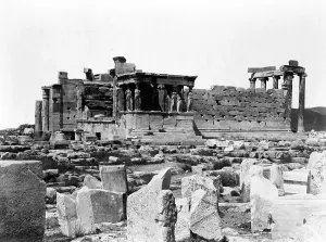Images Dated 2nd September 2010: Athens, ancient Greece, print dated 1860s