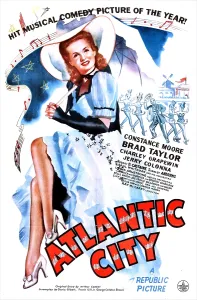 Parasol Prints: ATLANTIC CITY (aka ATLANTIC CITY HONEYMOON), US poster, Constance Moore, 1944