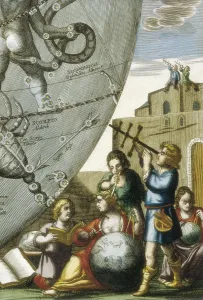 Astronomical Prints: Atlas Coelestis seu Harmonia Macrocosmica (Amsterdam1661)by Andreas Cellarius