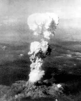Mushroom Cloud Prints: Atomic bomb. A mushroom cloud rises more than 20