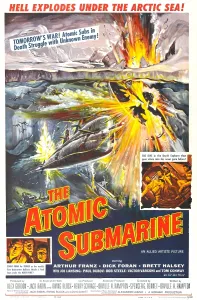 Underwater Prints: THE ATOMIC SUBMARINE, US poster, 1959