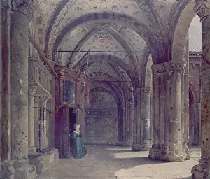 Wandering Prints: Atrium of Sant'Ambrose, the porch of the narthex (Atrio di Sant'Ambrogio)
