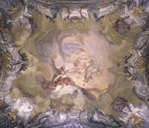 From Below Prints: Atrium vault of the chapel of Corpus Christi