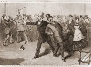 Assassination Prints: The attack on the President's life at the Baltimore and Ohio Railroad depot by Charles J