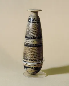 Alto Ampurdan Prints: Attic Alabastron. 2nd c. BC. Hellenistic art